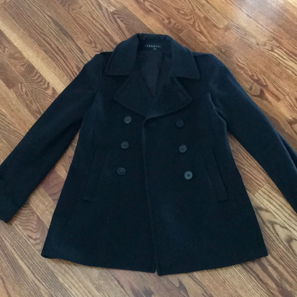 Theory wool/cashmere blend coat